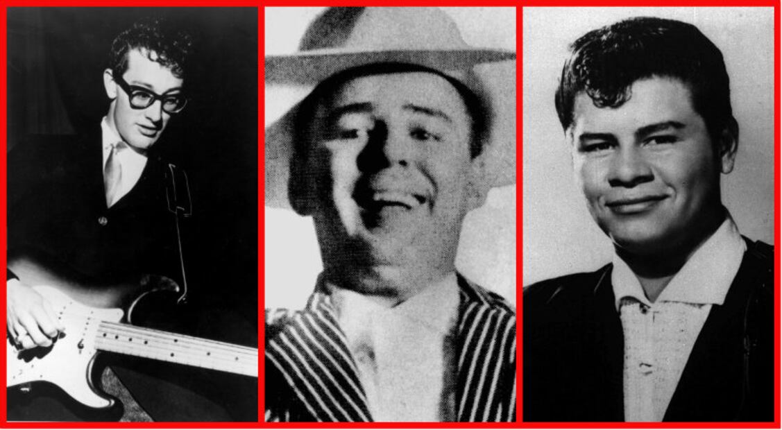 El avionazo en el que murieron Buddy Holly, Ritchie Valens y Bopper