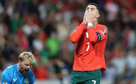 Cristiano Ronaldo falló penalti con Portugal ante Irlanda en la eliminatoria de UEFA
