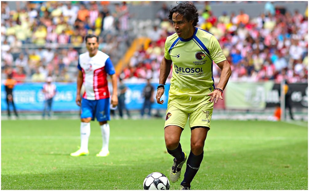 Braulio Luna en partido de leyendas del América. Foto: Imago7