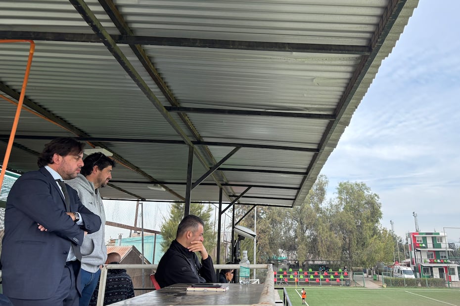 Ehab Abu Jazar, estratega de la Selección de Palestina, en Chile - Foto: EFE