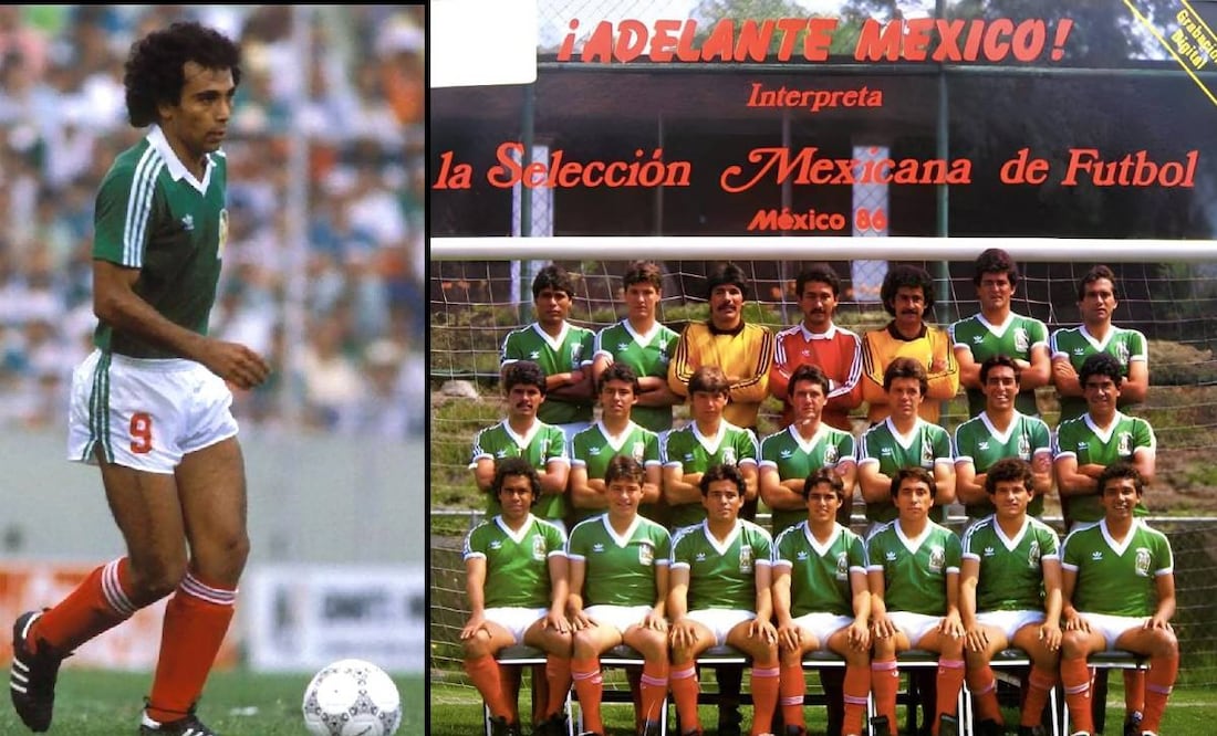 Hugo Sánchez no cantó en el disco que grabó la Selección Nacional para el Mundial de México 86. Foto: Especial