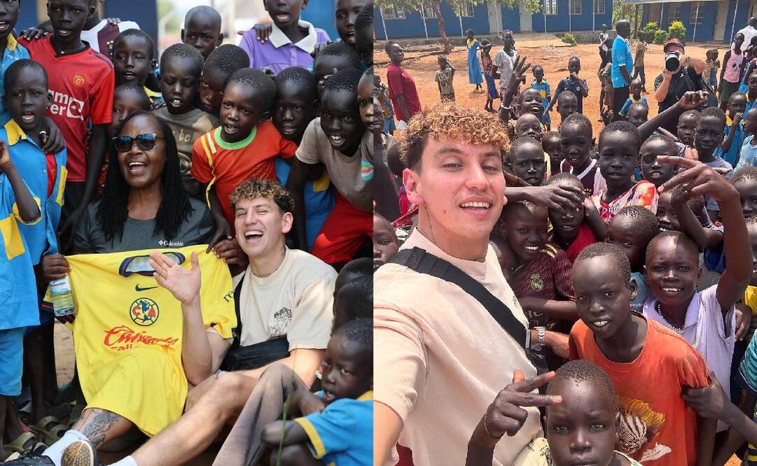 Igor Lichnovsky viajó a África para llevar felicidad a una comunidad. Foto: Especial