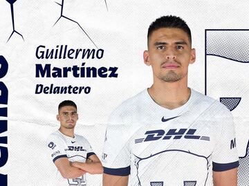 Pumas hace oficial la contratación de Guillermo Martínez, es esl segundo refuerzo para el Clausura 2024