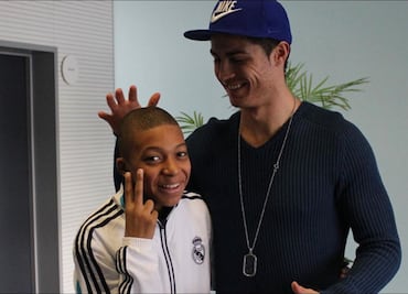 Cristiano Ronaldo comentó la publicación de Kylian Mbappé en su llegada al Real Madrid