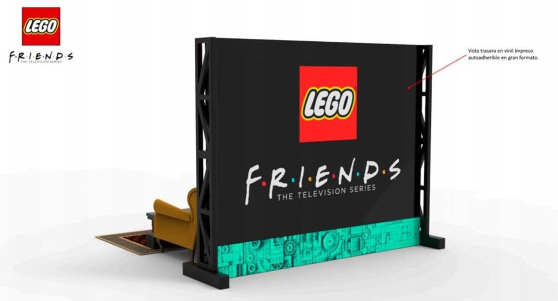 LEGO monta sets gigante de “Friends” en Santa Fe