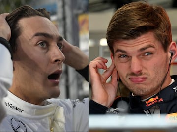 George Russell explota contra Max Verstappen y lo acusa de creerse "por encima de la ley"