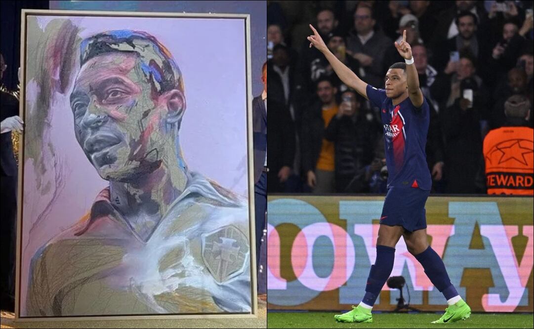 Este es el cuadro de O'Rei por el que Kylian Mbappé gastó una enorme cifra. FOTOS: Capturas