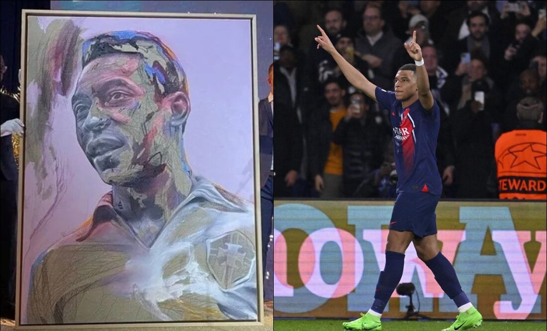 Este es el cuadro de O'Rei por el que Kylian Mbappé gastó una enorme cifra. FOTOS: Capturas