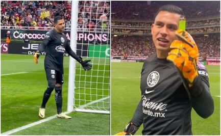 VIDEO: Malagón se molesta con la afición de Chivas tras arrojarle un encendedor en pleno partido