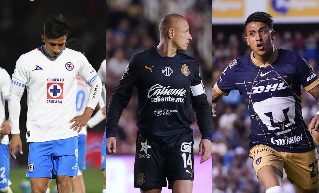 Cruz Azul, Chivas y Pumas durante la Jornada 3 del Clausura 2025 - Fotos: Imago7
