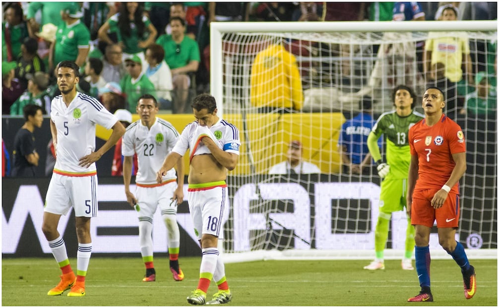 México vs Chile en Copa América Foto: Imago7