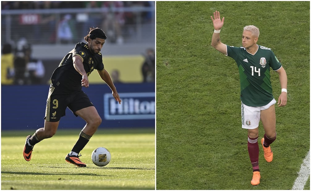 Raúl Jiménez y Javier Hernández Foto: Imago7