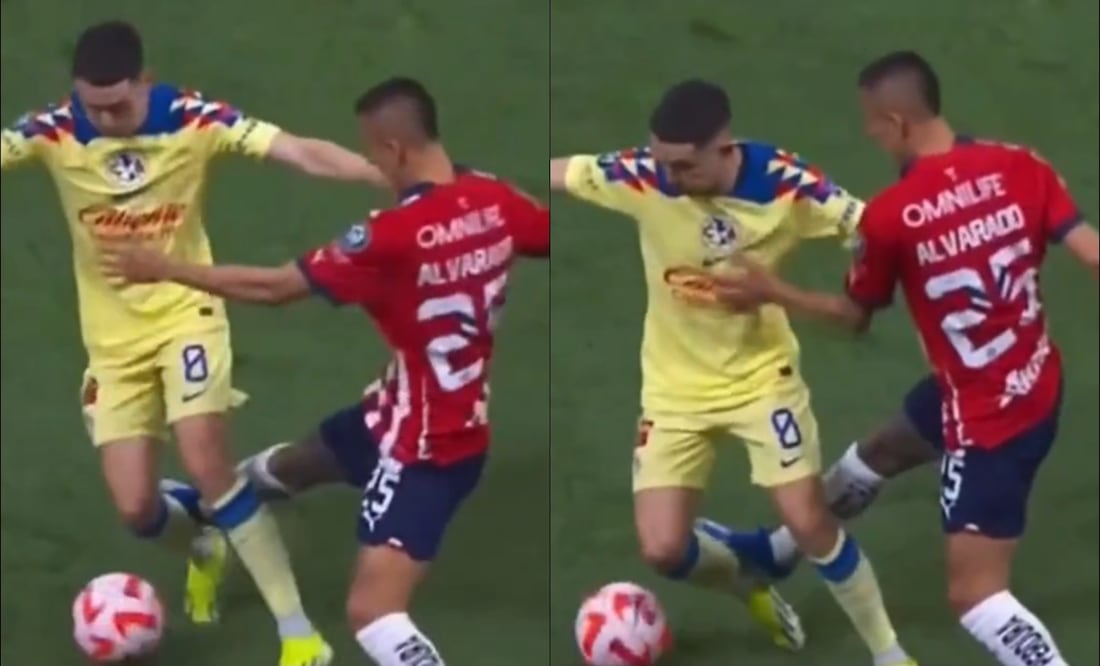 ¿Se salvó de la roja? Al Piojo Alvarado le perdonaron la expulsión por pisotón a Álvaro Fidalgo / FOTO: ESPECIAL