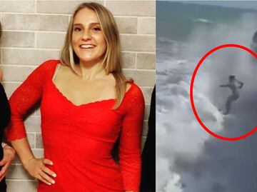 Video: Coaches de fitness mueren al ser arrastrados por el mar en España