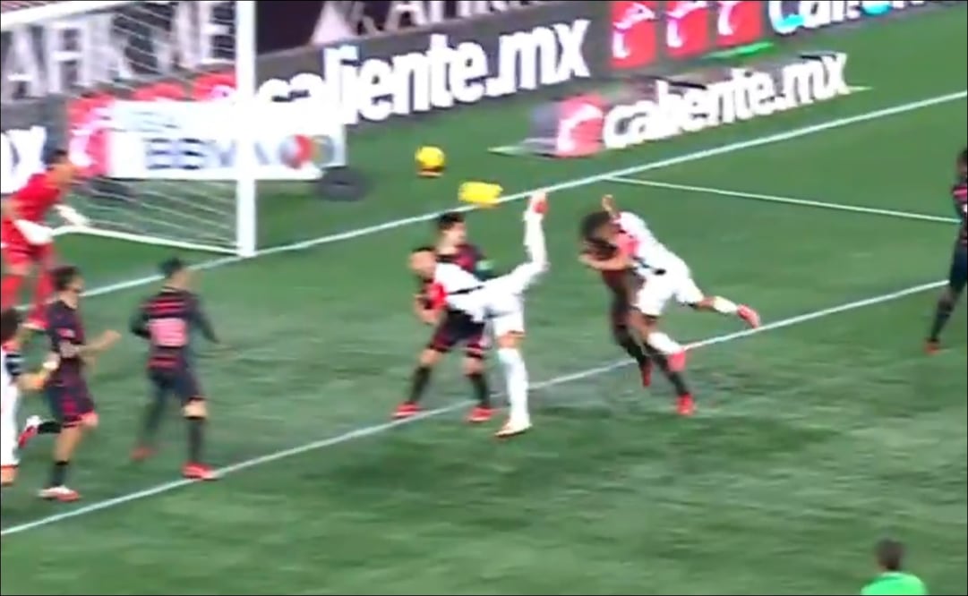 Así fue el golazo de Matheus Doria ante los Xolos. FOTO: Captura