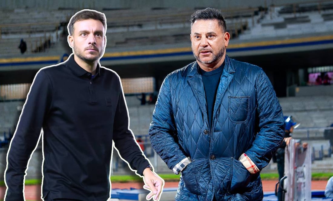 Martín Anselmi y Antonio Mohamed. FOTO: Imago7
