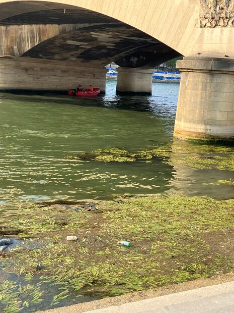 Los niveles se contaminación en el Río Sea son evidentes durante los Juegos Olímpicos de París 2024. Foto: Especial