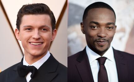 Así comenzó el trolleo, nivel Marvel, entre Tom Holland y Anthony Mackie