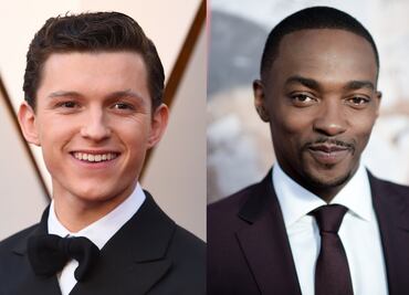 Así comenzó el trolleo, nivel Marvel, entre Tom Holland y Anthony Mackie
