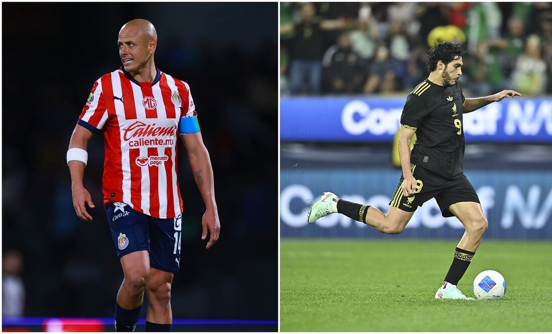 Raúl Jiménez vs Chicharito Foto:Imago7