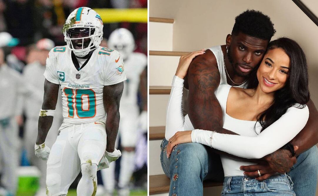 Tyreek Hill recién se casó con Keeta Vaccaro, pero ya tiene seis hijos. Foto: Especial