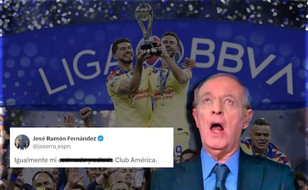 América se puso fraternal con José Ramón Fernández por ser 14 de febrero y el periodista respondió contundente