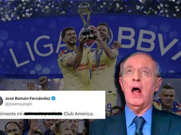 América se puso fraternal con José Ramón Fernández por ser 14 de febrero y el periodista respondió contundente