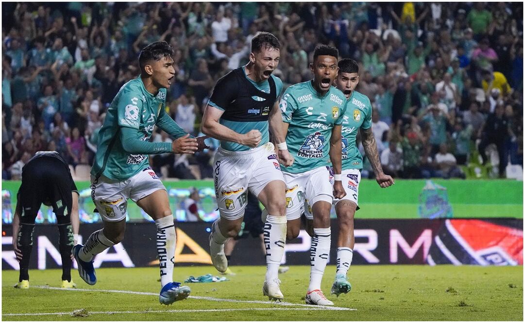 Federico Viñas celebrando gol con León - Foto: Imago7