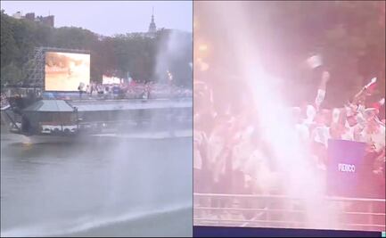 ¿Y dónde quedó México? Un chorro de agua evitó que se los atletas tricolores se vieran por TV