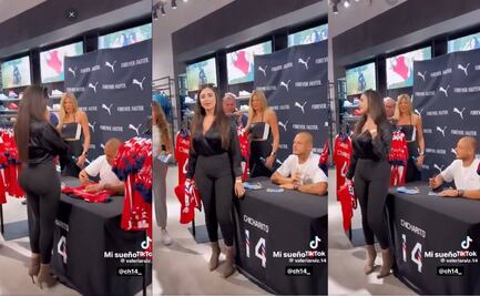 Chicharito Hernández fue señalado en redes sociales de acosar a una aficionada en firma de autógrafos
