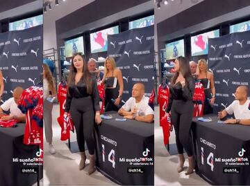 Chicharito Hernández fue señalado en redes sociales de acosar a una aficionada en firma de autógrafos