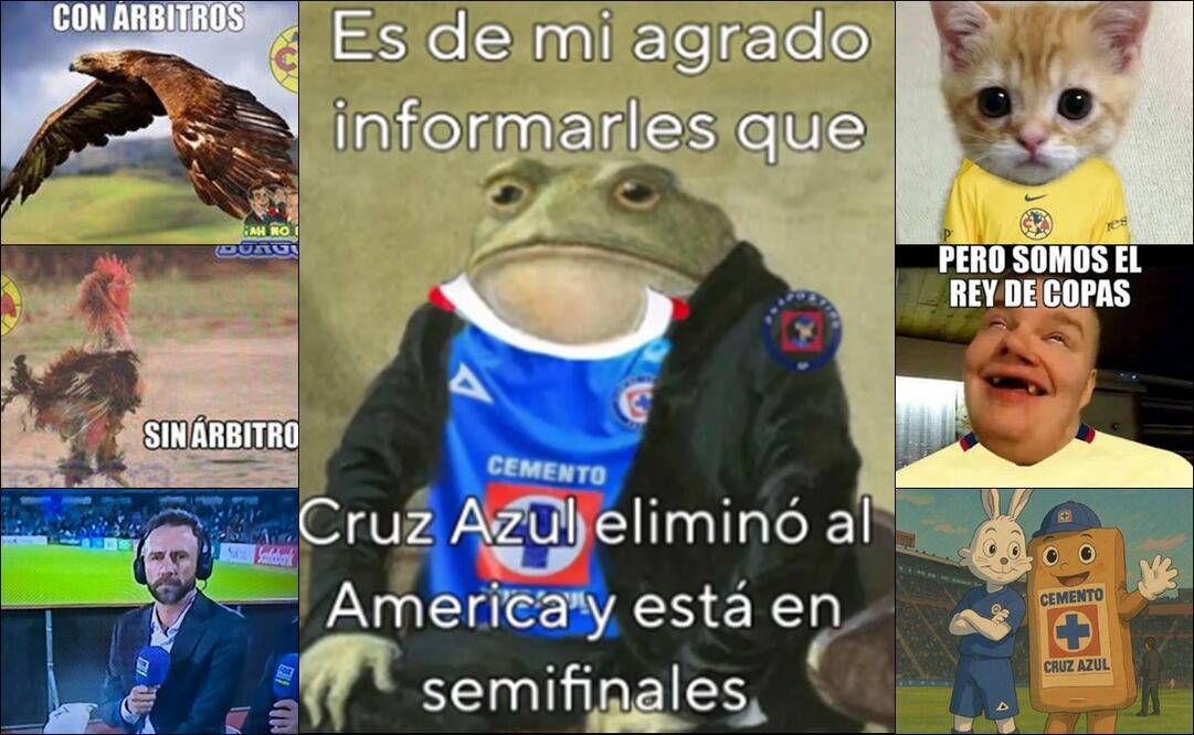 Estos son los mejores MEMES tras la eliminación del América ante Cruz Azul en los Cuartos de Final de la Concacaf Champions Cup. FOTO: Especiales