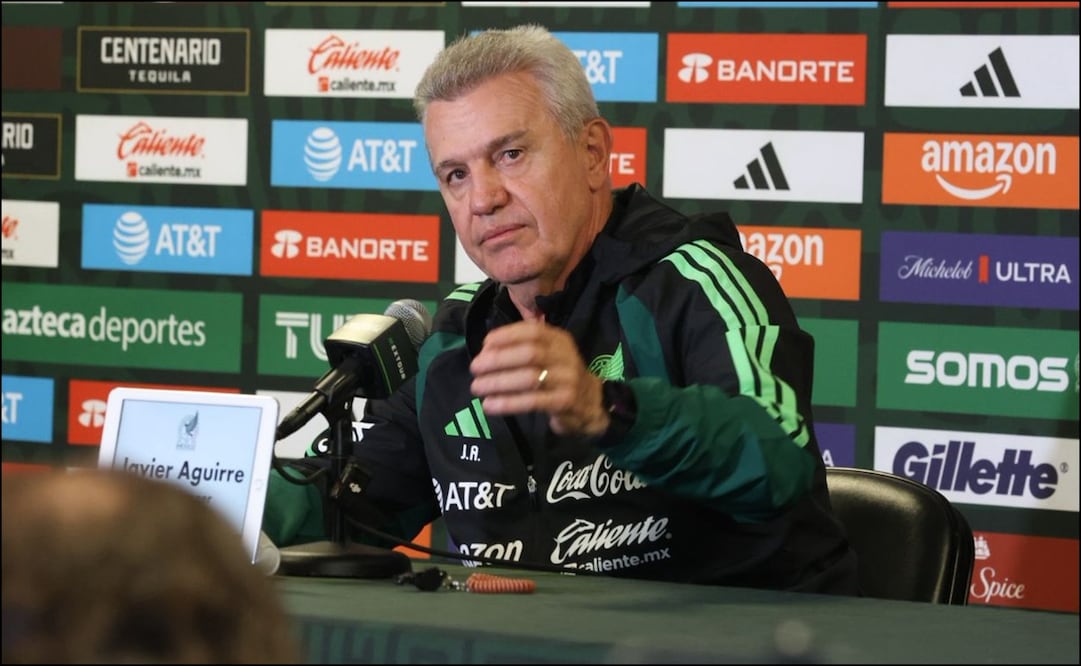 Javier Aguirre, durante la conferencia de prensa previo al partido vs Australia. FOTO: Alberto González/ EL UNIVERSAL