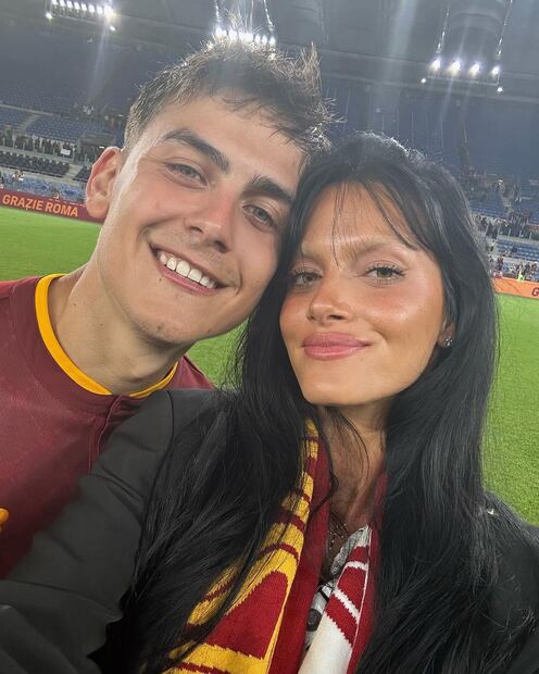 Paulo Dybala y Oriana Sabatini. Fuente: Instagram @paulodybala
