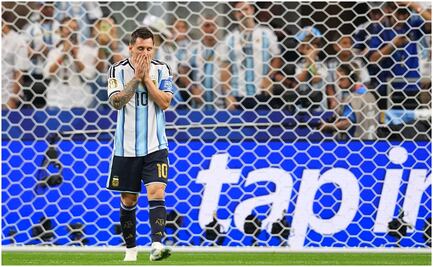 Lionel Messi falla el penalti que lo hubiera hecho máximo goleador en la historia de los Mundiales
