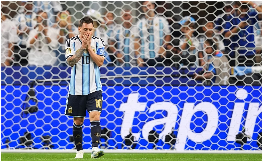Leo Messi falló el penalti ante Austria Foto: AP