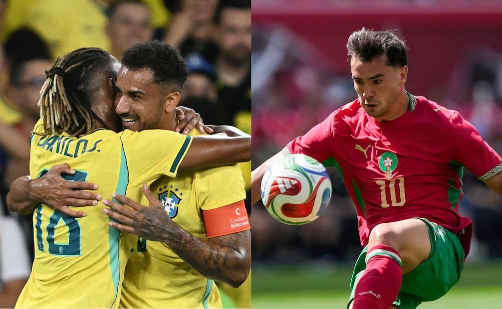 Brasil y Marruecos, previo al Mundial de 2026 - Fotos: AFP/AP