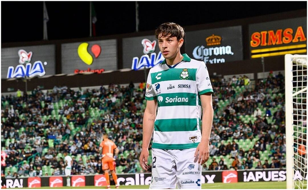 Jordan Carrillo con Santos Laguna / FOTO: Instagram @jordancarrillo10