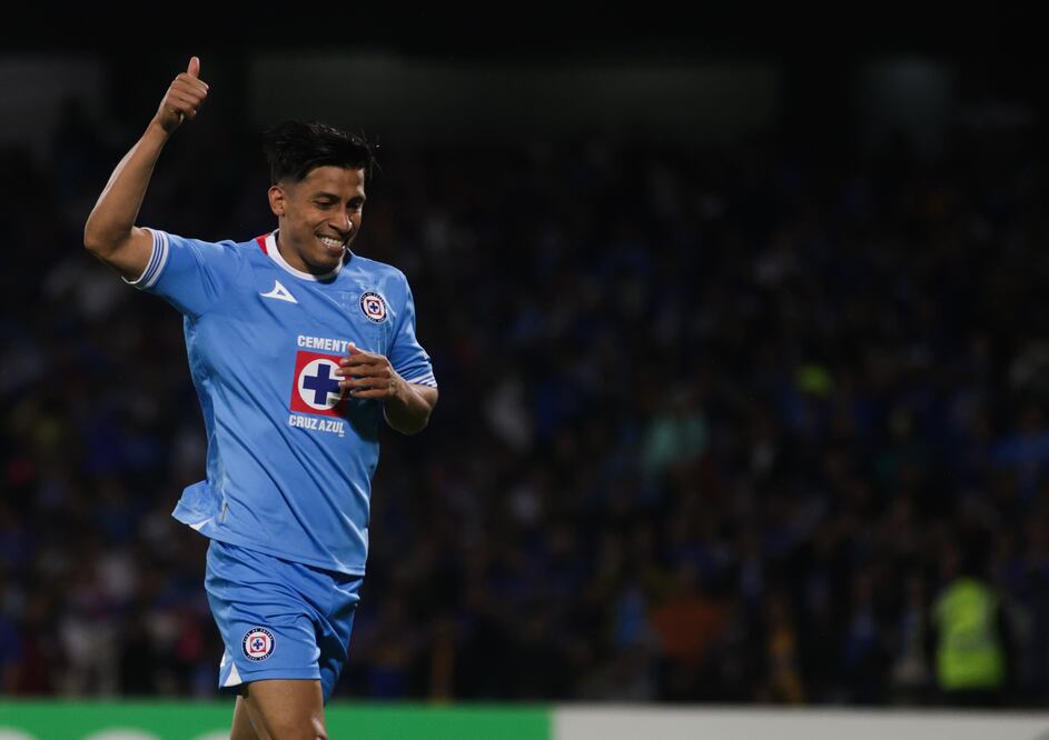 Cruz Azul en festejo de gol, durante la semifinal de la Copa de Campeones de la Concacaf ante Tigres - Foto: Carlos Mejía/EL UNIVERSAL