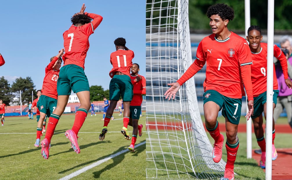 El heredero de Cristiano Ronaldo se despachó con par de anotaciones en la victoria de Portugal | FOTOS: Especial