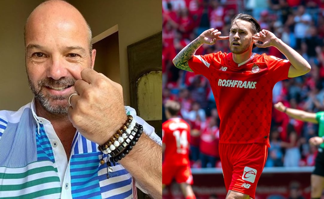 Luis García en un video y 'Canelo' Angulo con Toluca celebrando un gol / FOTOS: Captura e Imago7