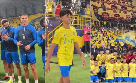 VIDEO: Cristiano Ronaldo y el Al-Nassr realizan homenaje a su hijo por ganar título