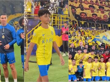 VIDEO: Cristiano Ronaldo y el Al-Nassr realizan homenaje a su hijo por ganar título