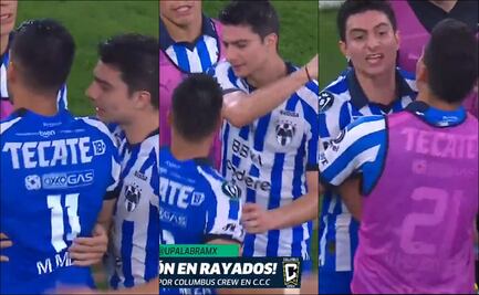 ¡Terminaron calientes! Maxi Meza y Stefan Medina se dieron manotazos tras la eliminación de Rayados