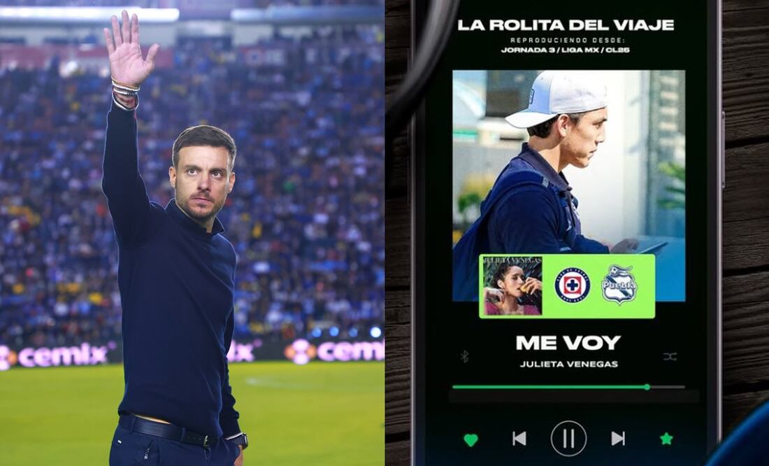 Puebla se "burla" de Cruz Azul y Martín Anselmi - Fotos: Imago7/@ClubPueblaMX en X