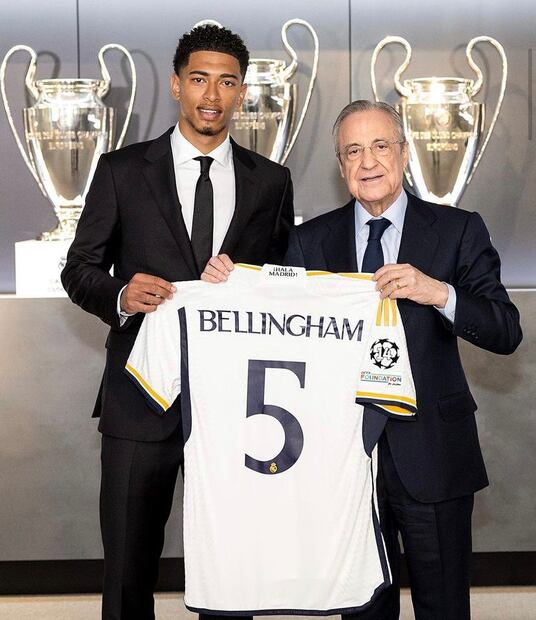 Jude Bellingham encabeza la lista de los futbolistas más valiosos del mundo en 2024. Fuente: Instagram @judebellingham