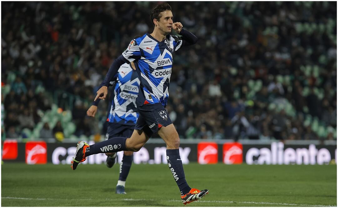 Jordi Cortizo celebrando gol con Rayados - Foto: Imago7