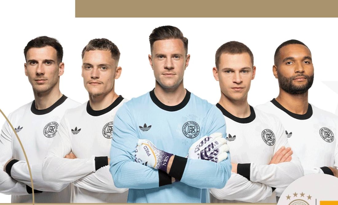 En internet filtraron la que sería la playera de Alemania en el Mundial 2026. Foto: Especial
