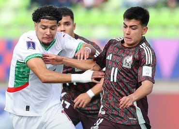 Gilberto Mora anotó de penalti el gol con el que México le gana a Marruecos