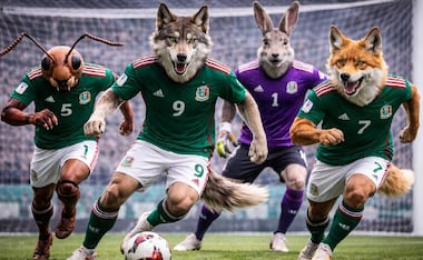 ¿Jugadores Therian en el Tricolor? Ellos han vestido la camiseta de la Selección Mexicana. FOTO: Especial